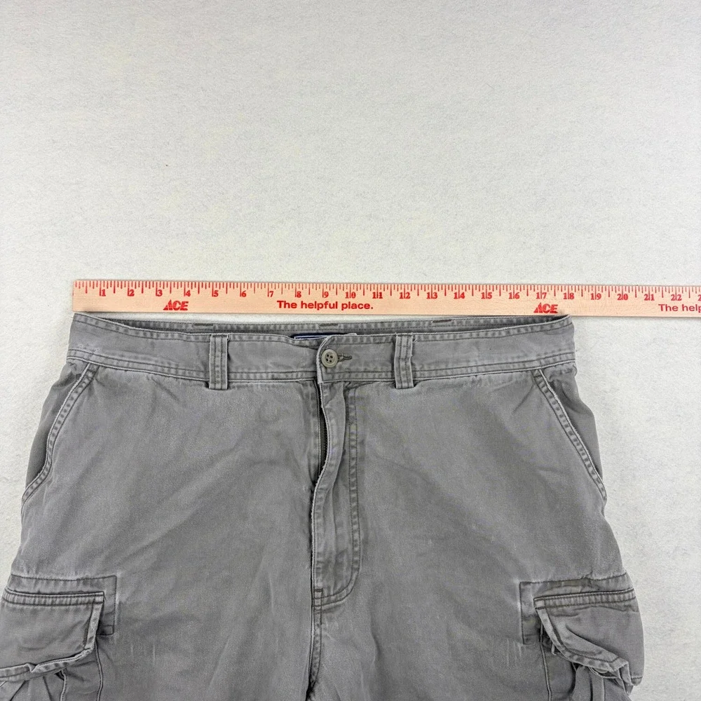 Polo Ralph Lauren Mens Green Cotton Classic Cargo Shorts Size 36 Utility Rugged